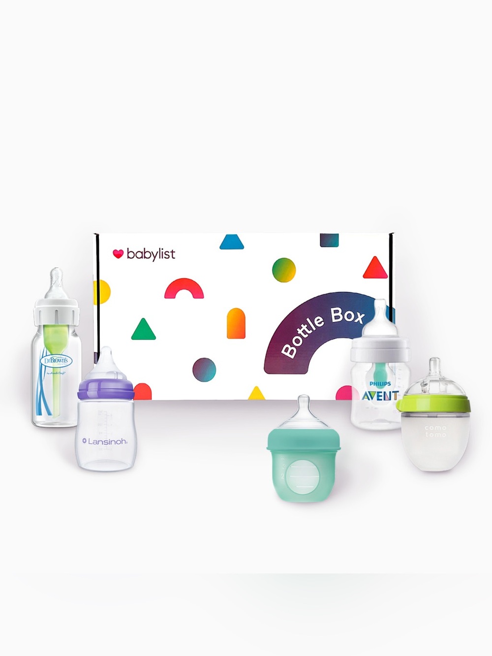 Babylist Bottle Box with Multi-Brand Baby Bottles